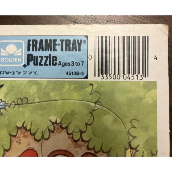 1987 VINTAGE Golden Frame-Tray 12 Piece Puzzles - Lot Of 2 - Spring Bunnies Cute - Picture 4 of 10